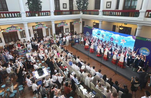 上合組織國家青年學生“萬花筒”文化市集在津啟幕，共筑文化藝術交流之橋